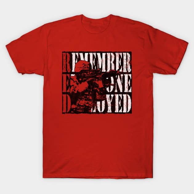 Red Friday - Remember Everyone Deployed T-Shirt by 461VeteranClothingCo